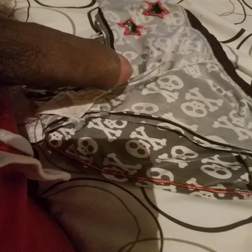 I love cumming in moms panties and putting them back for her to wear all day! by son4momx