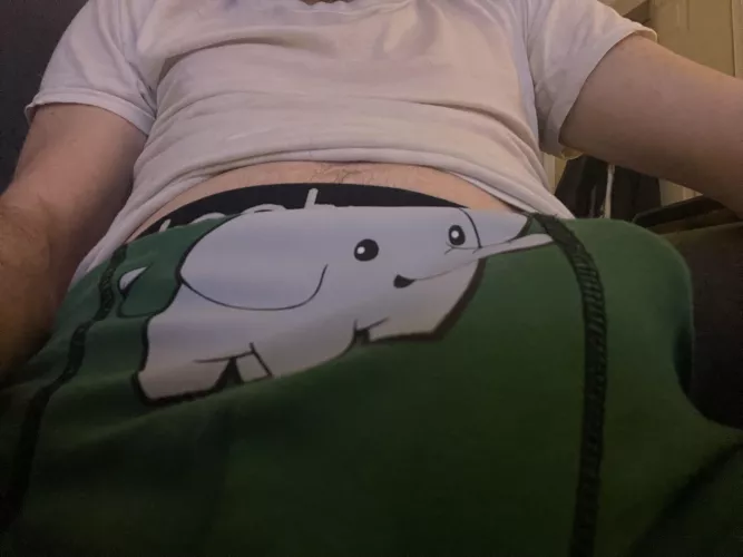 I love getting hard in my Elephant Trunks by Mysordidlife