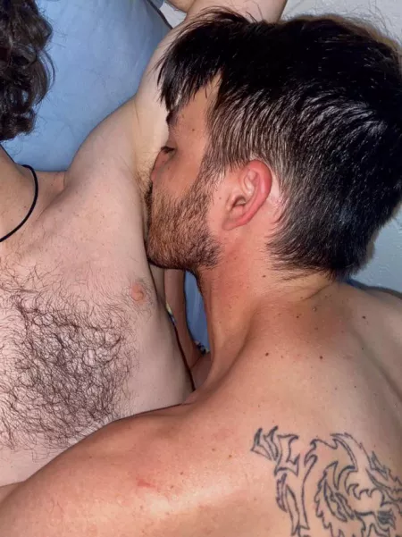 I love having my face in my buddies pit by The_Thickening