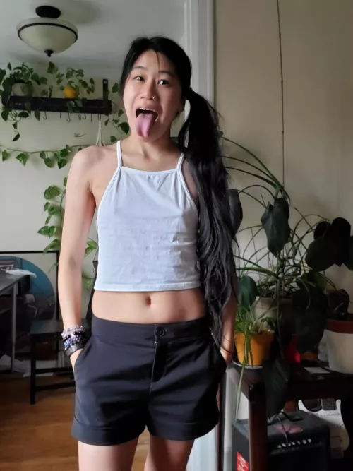 I love having small boobs 💜 by amaeizing