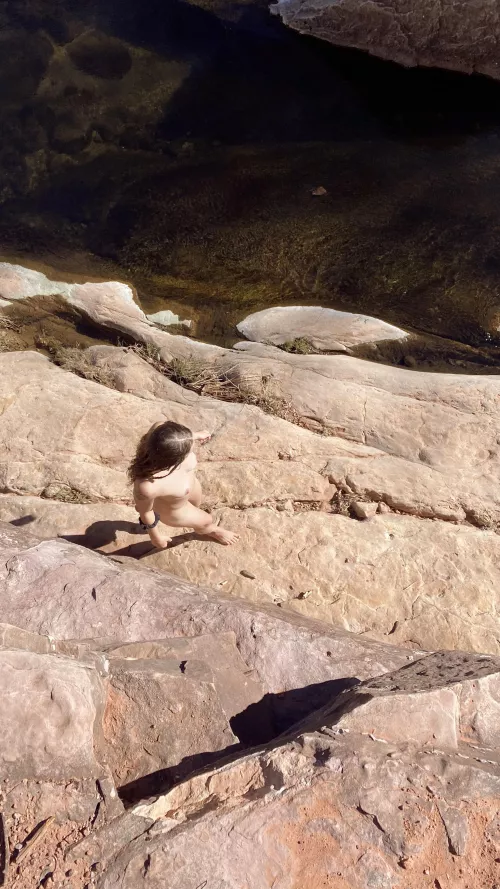 I love hiking around the river nude!! by KinksAlongTheWay