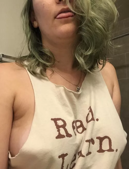 I love how free going braless feels by Evie_Nixx