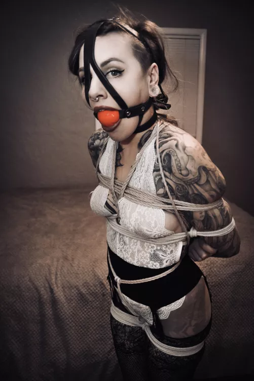 I love how I feel in a ball gag by kikiWal