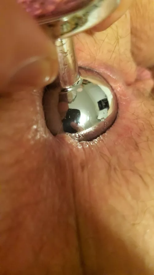 I love how my asshole grips it as it cums out by scrambled_eggs89