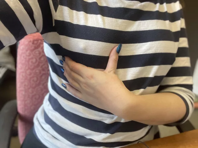 I love it when clients stare at my nipples in meetings 😇 by summerpeachxox