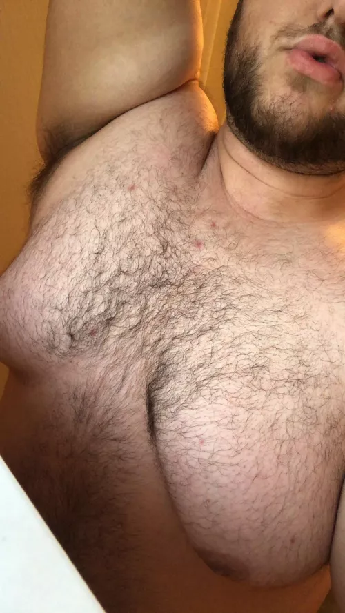 I love my chest…especially in a wet shower 😈💦💦 by Gaybigbear