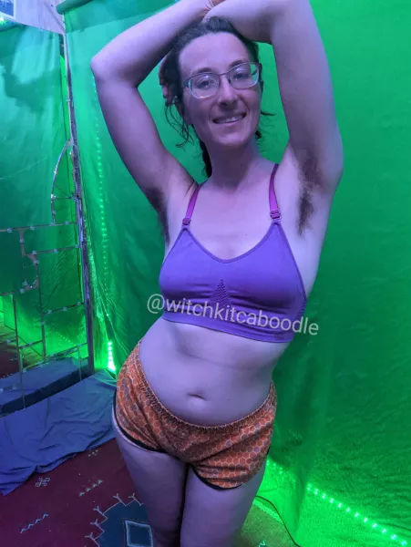 I love my honeycomb bootie shorts...great for dancing in by myself... by witchkitcaboodle