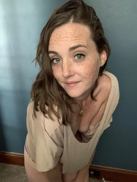 I love not wearing bra under really lose shirts 😉 by Rarity_bee