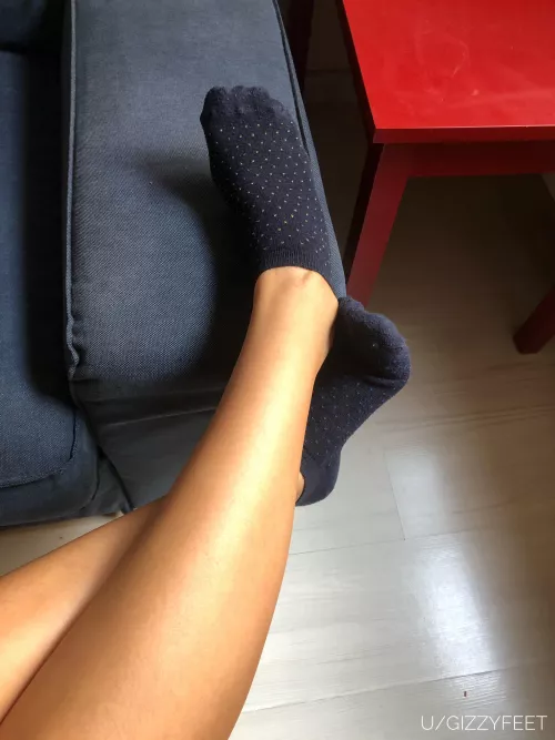 I love pairing these socks with different dot colors😍🌸 by gizzyfeet