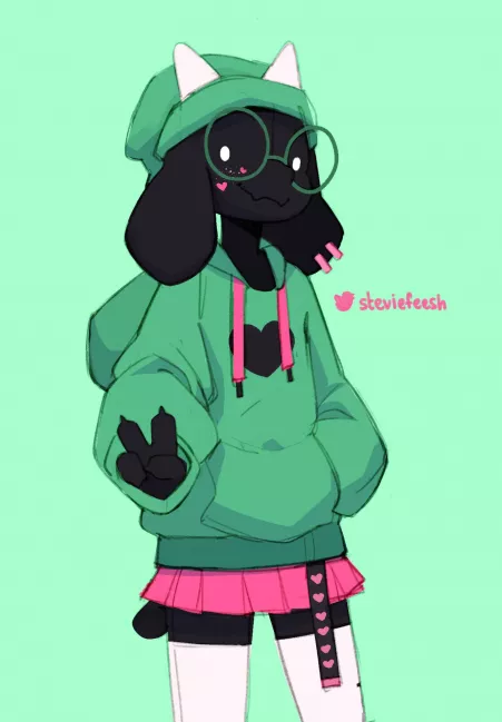 I love ralsei, he is litterally the cutest boi! Who could say no to that face? by possiblybisexualhelp
