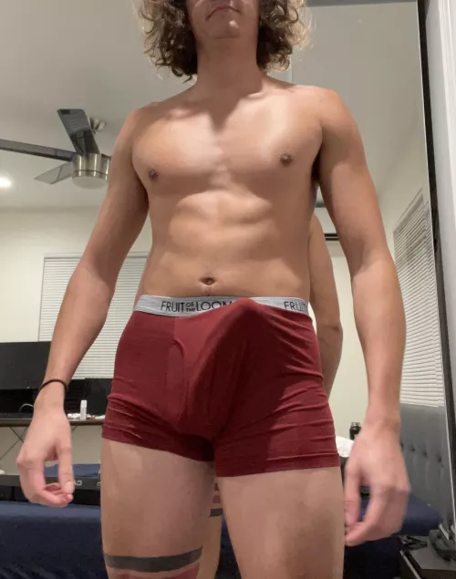 I love seeing my cock through my boxer briefs by skinnyfitguy1