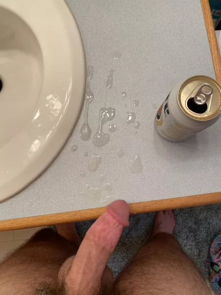 I love sneaking off and draining my balls in the bathroom by TongueMyPlums