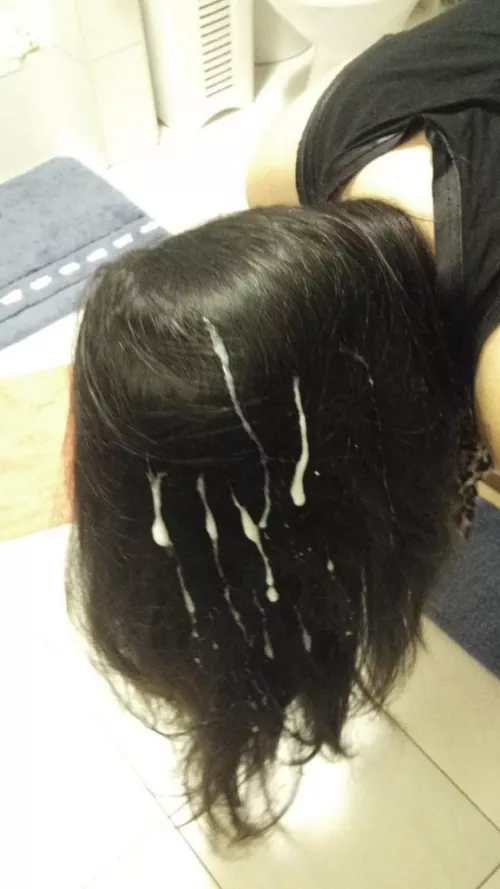 I love so much the contrast with black hair 🖤 by Vader993