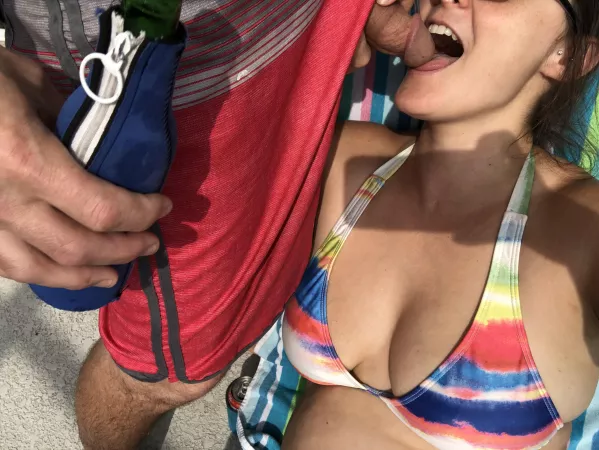 I love some cock by the pool!! by flfunandsun