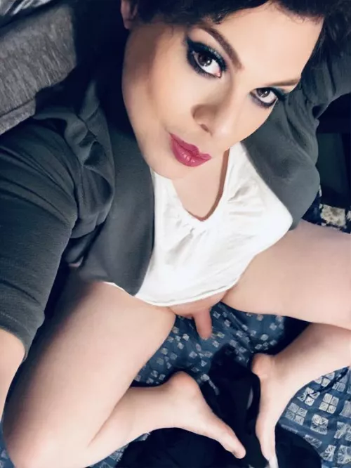 I love staring into your eyes as I deepthroat your rock hard dick by janice-mericson