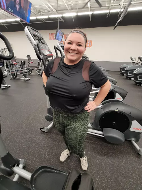 I love the attention I get while working out! by Jade-luxx