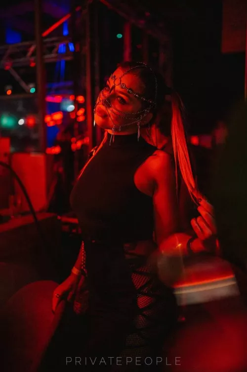 I love the bong and that sweet mask, and do you like my outfit for tonight? by RenataFOX