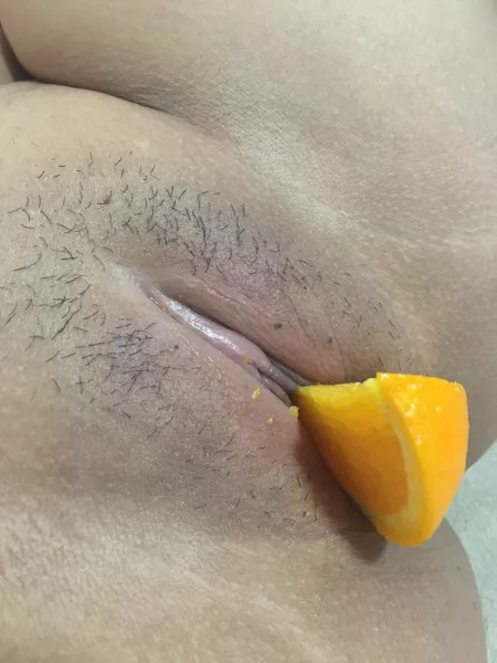 I love the fruity Flavor of the ORANGE in my PUSSY ...my Juices taste like Citrus after, hehe... by TinyAsianDoll18