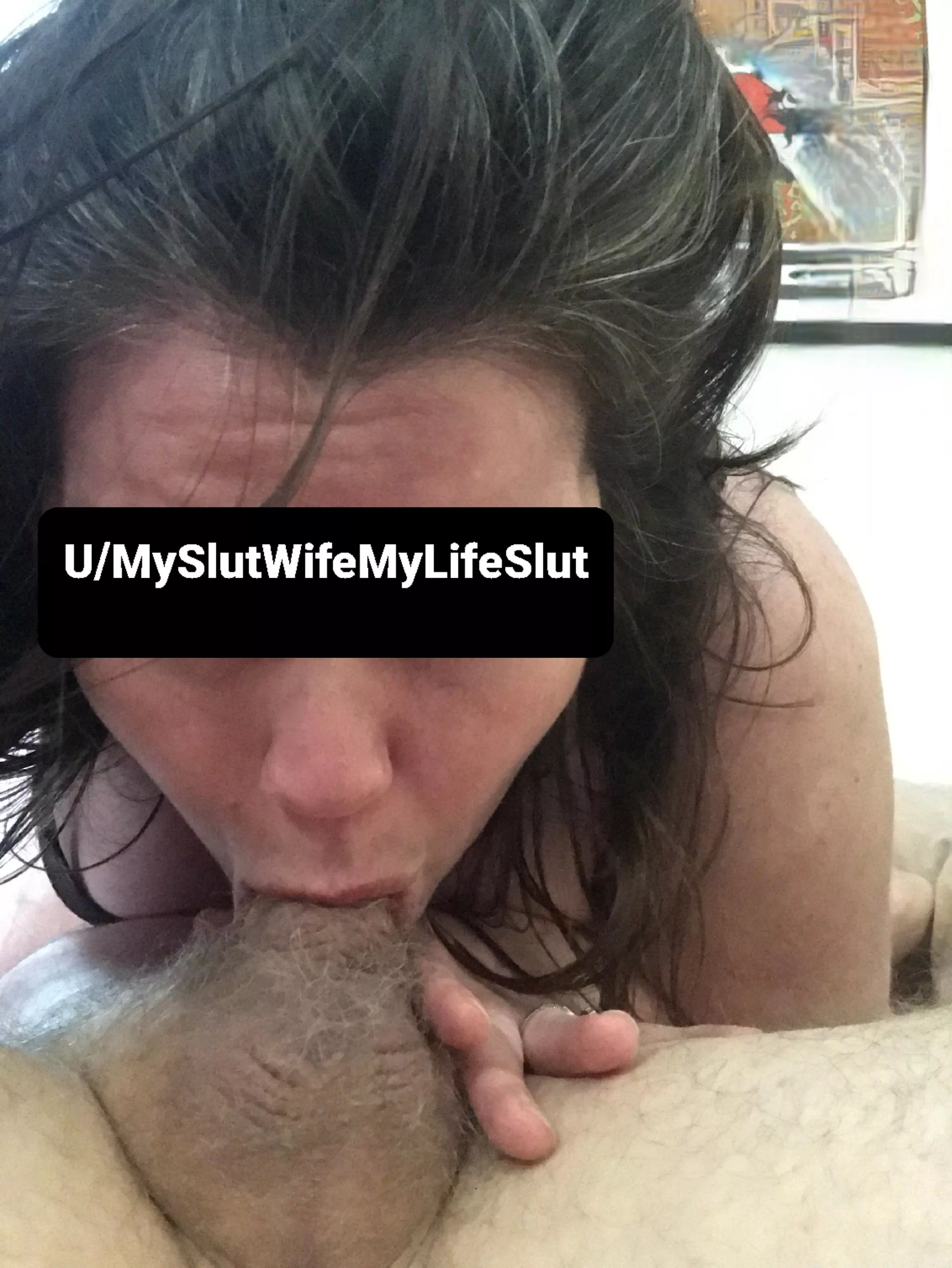 I love the way she swallows cock. posted by MySlutWifeMyLifeSlut