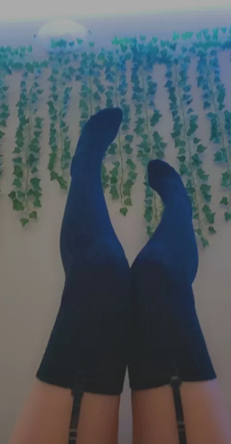 I love these black thigh highs so much, don't you~ 💖 by jadeondiscord