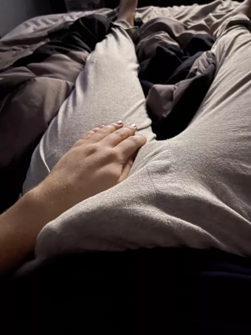 I love thin sweats by Comfortablecock3