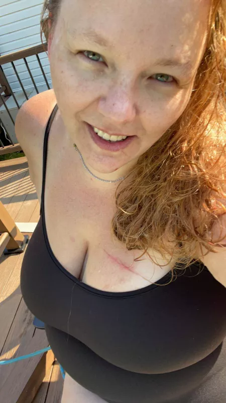 I love this picture of me! I wish they would all come out this great! by hisbbwsubmissive