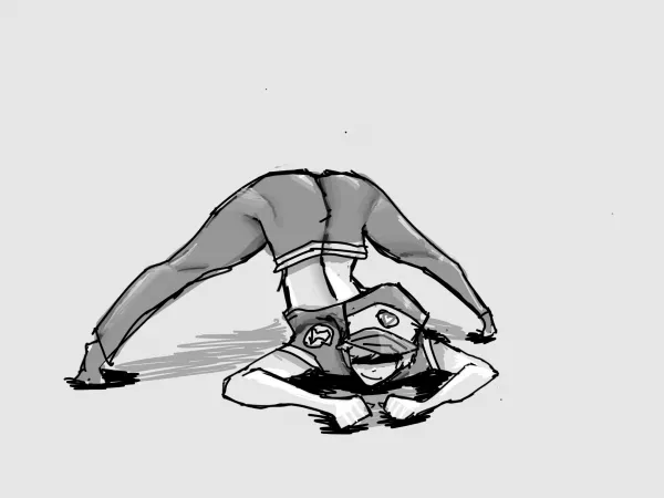 I love this pose - art by me by minecraft1dude