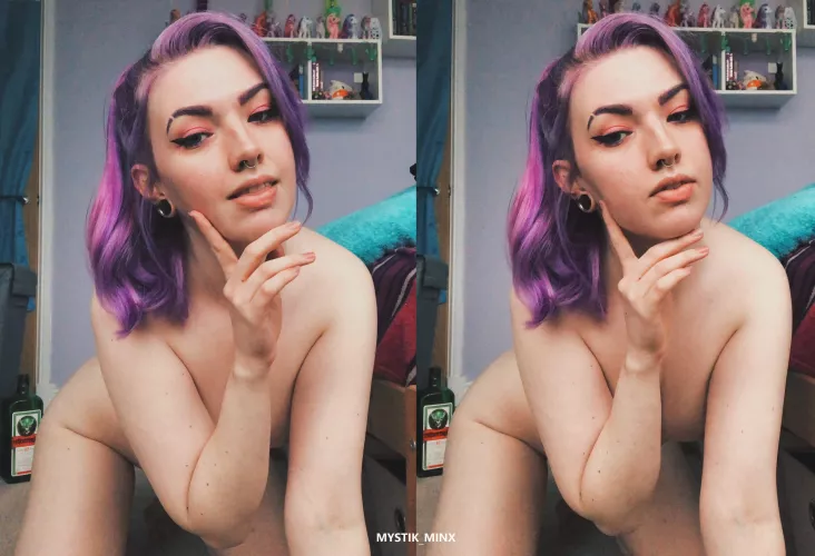 I love this selfie cause you can't see anything hehe by MYSTIK_MINX