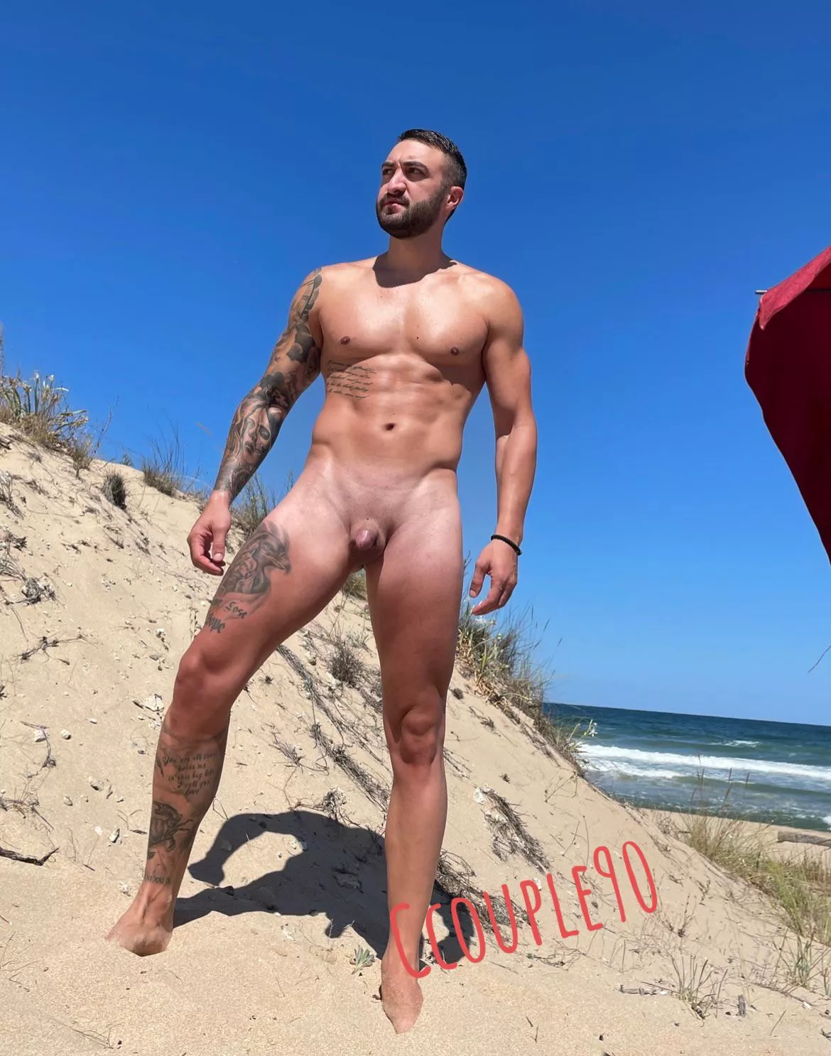 I love to be naked on the beach.. posted by ccouple90