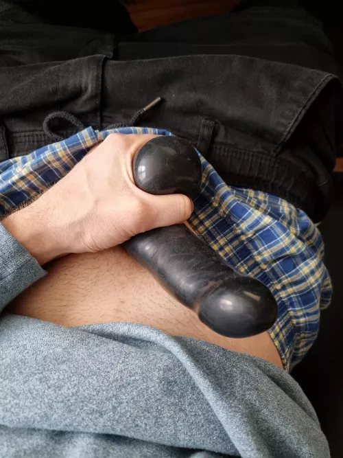 I love to cover my cock with latex 🖤 by newboy8989