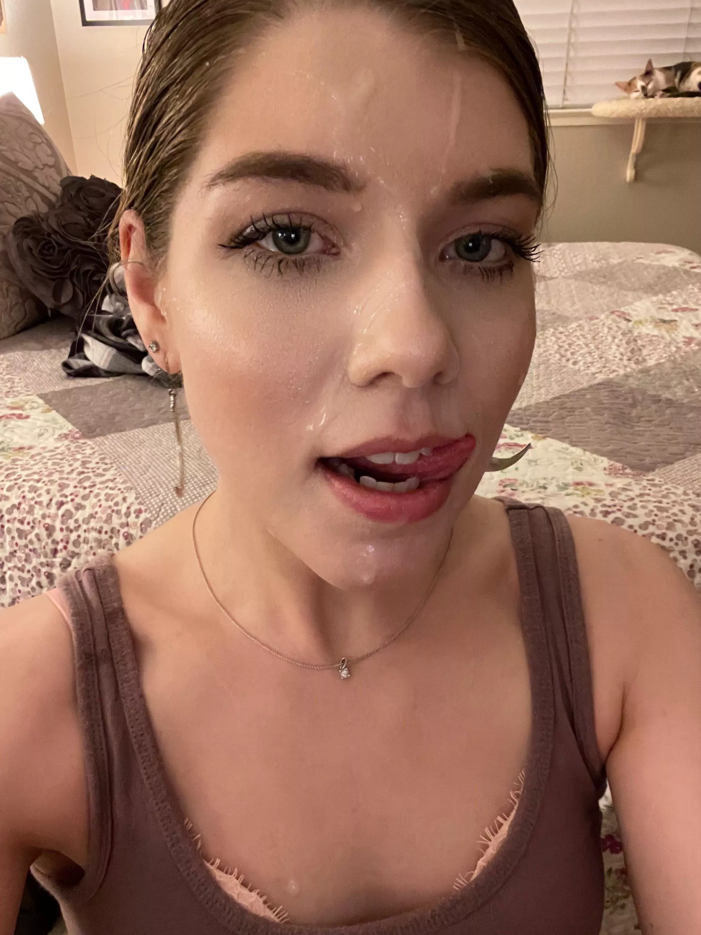 I love to get covered! 💦 posted by mandikittyxo