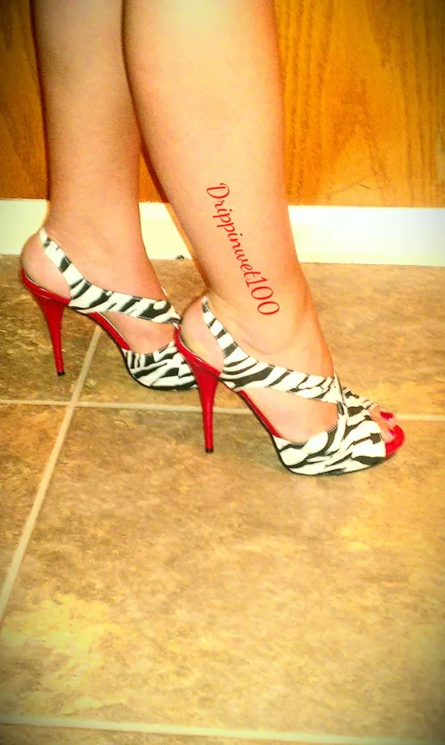 I love to match my toe nails with my heels!!! by drippinwet100