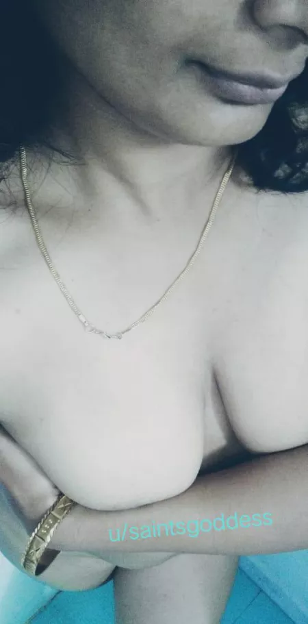 I love to wake up my saint with the beautiful pair right at his face (f) by saintsgoddess