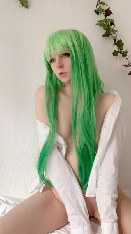 I love using my hair as a bra, but I guess it's not long enough to replace my panties too✨ by x_nori_