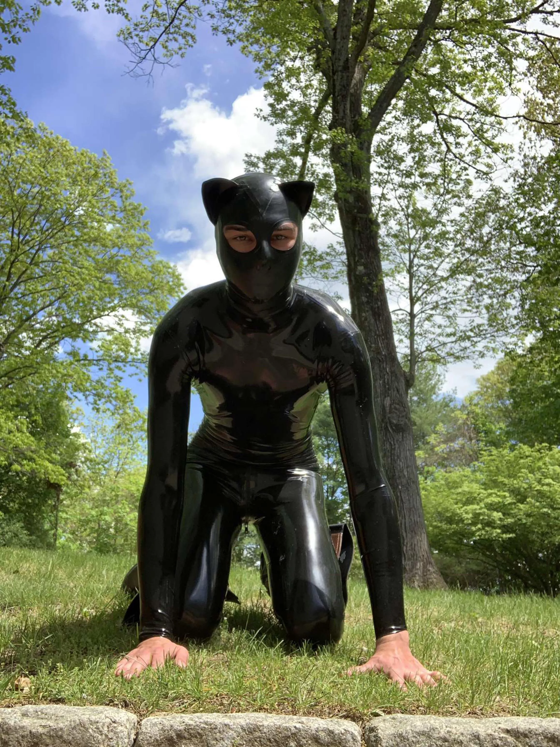 I love wearing latex I just struggle going out in public with it on. Any suggestions? posted by Massdarling