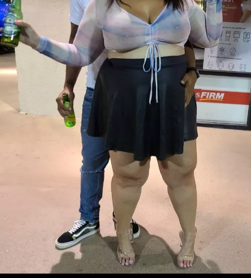 I love wearing this top out. I always get a lot of attention by dirtymomof2