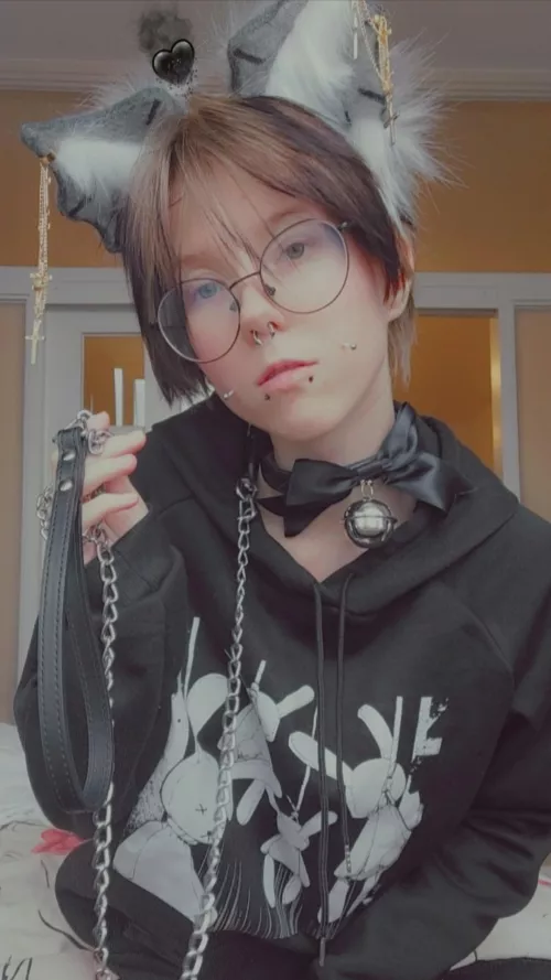 I love when daddy is taking me for a little walk 🥺🥺 by -Little_