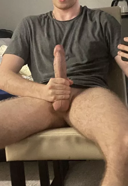 I love when the skin gets tight over the head by throwawaybutitdid