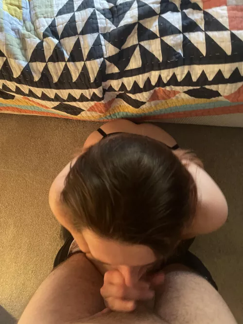 I (M) love looking down & seeing her (f) like this. So obedient by SharingSJ