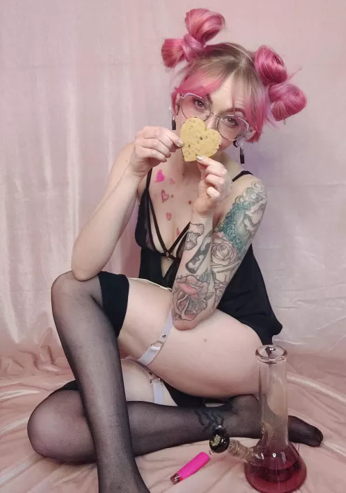 I made infused cookies for today! by cozyandstoney