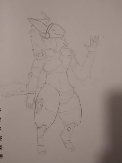 I made my first protogen (Art by me lol) by Da_boi_69