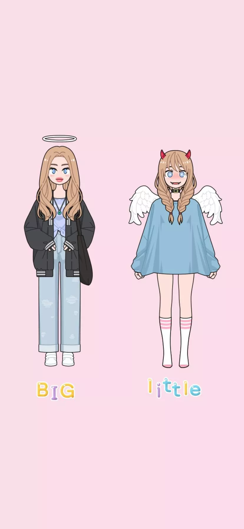 i made one too!!! i new here i don’t post lots but is big me n little me!!! posted by IcyZucchini7189