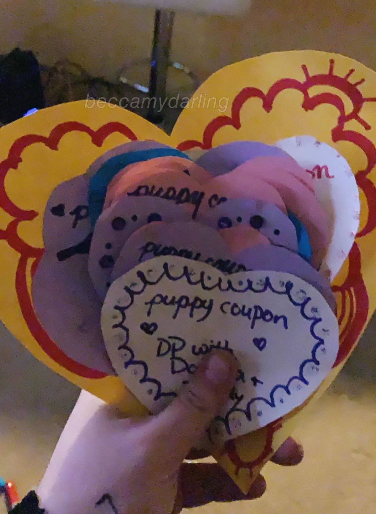 i made special valentines for my Owner! ♡ posted by beccamydarling