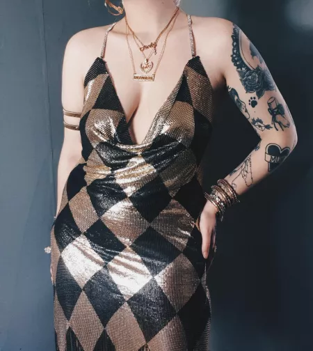 I made this harley quinn film accurate dress by Pm-me-yo-privilege