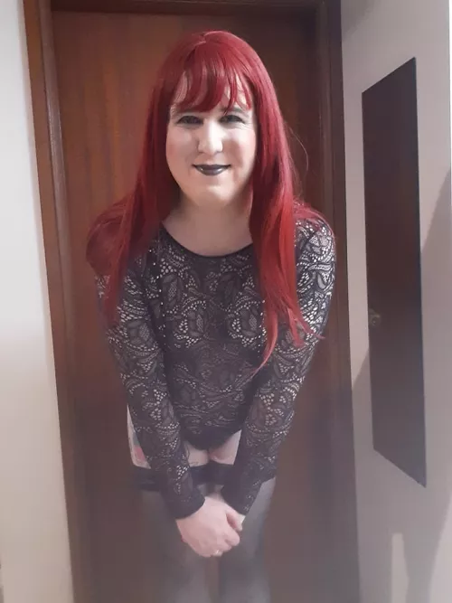 I may be curvy but Addams Family is goals for this sissy by sydneydommecd