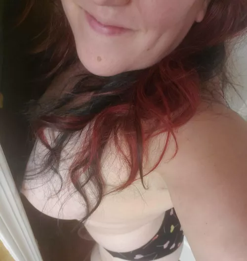 I need some pep talk before my meeting! I (f) didn't have time to take my panties off... maybe later 😉 by Cantkalemyvibe