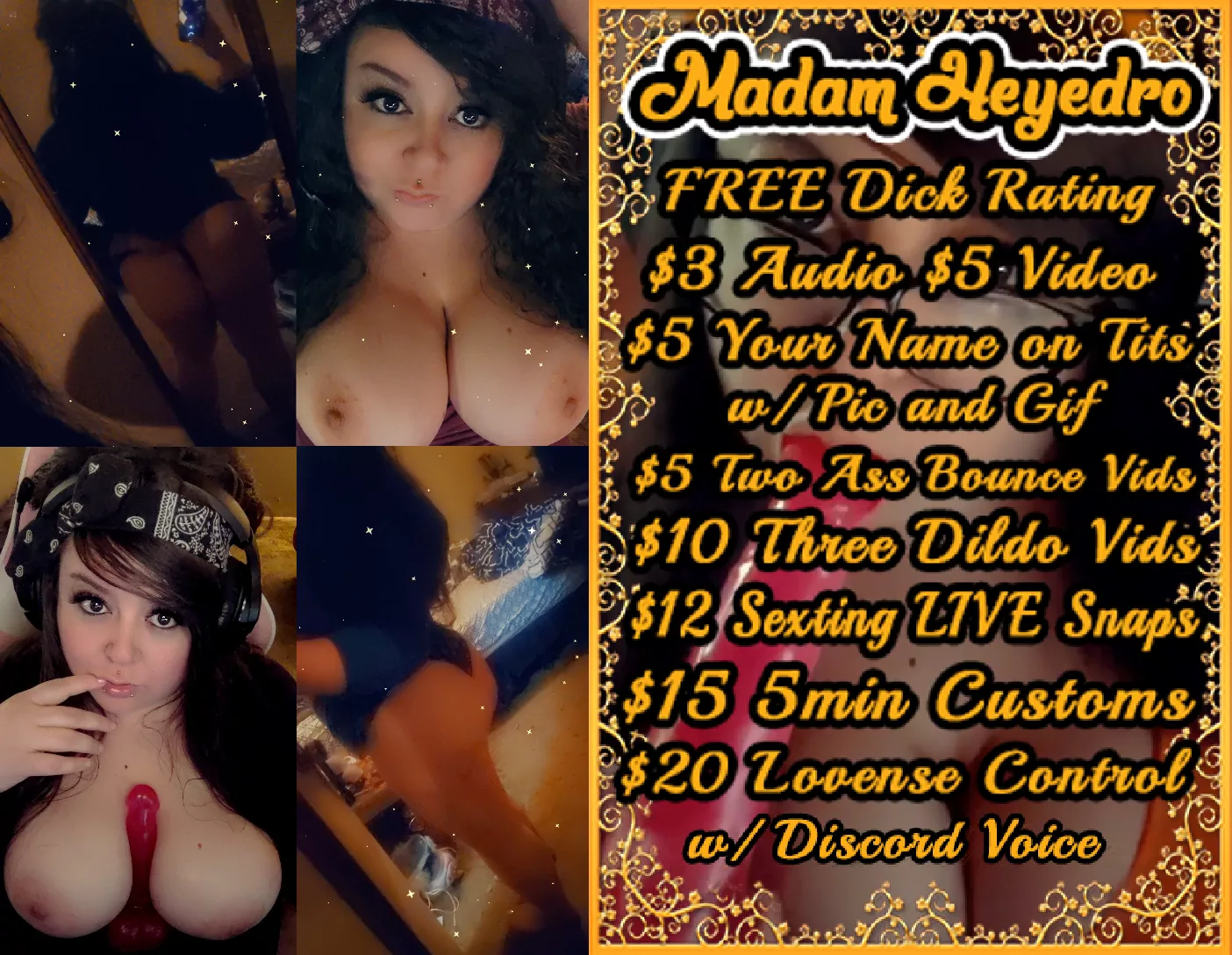 I offer a COMPLMENTARY 24 hours to my OF. I have HUGE and NATURAL triple D's, a cute face and a phat ass. Come see why im top 8% honey. My tease pics and offers listed in the pic below as well as my link in the comments. Let me be the reason you cum tod posted by Heyedro