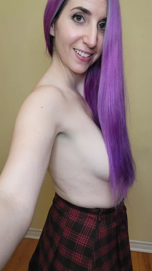 I only have one plaid skirt but I love it by theemeraldmistress