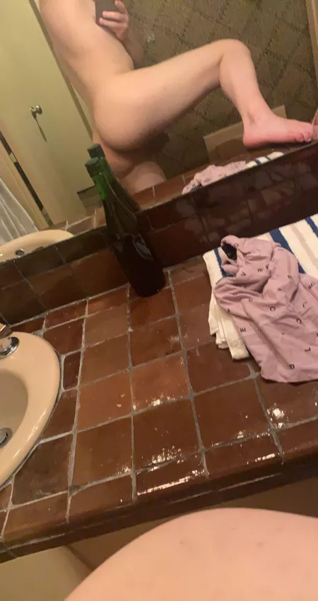 i really enjoy this big ass mirror :3 by tightdownbad