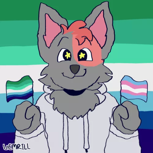 I saw somebody post their fursona so I got inspired to post mine :D by GayWeedLover